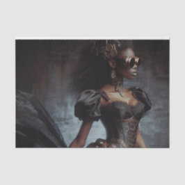 Black Raven Steampunk  Victoriaans Lady Tissuepapier