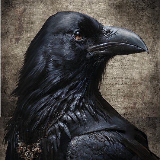 Black Raven-tapepapier Tissuepapier