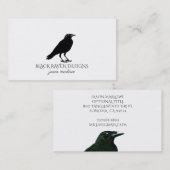 Black Raven Visitekaartje (Voorkant / Achterkant)