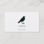 Black Raven Visitekaartje (Achterkant)