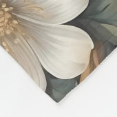 Black Raven William Morris geïnspireerd Fleece Deken (Hoek)