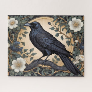 Black Raven William Morris geïnspireerd Legpuzzel