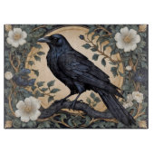 Black Raven William Morris geïnspireerd Snijplank (Voorkant)