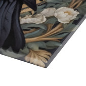 Black Raven William Morris geïnspireerd Snijplank (Hoek)