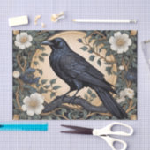 Black Raven William Morris geïnspireerd Tissuepapier (Craft)