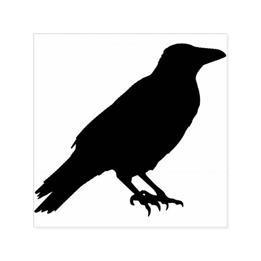Black Raven Zelfinktende Stempel (Design)