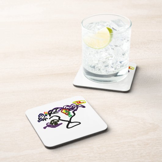 Black Ravens party Bier Onderzetter (Rechterzijde)