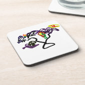 Black Ravens party Bier Onderzetter (Linkerzijde)