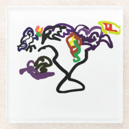 Black Ravens party Glazen Onderzetter