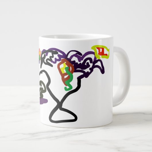 Black Ravens party Grote Koffiekop (Voorkant rechts)