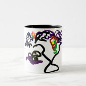 Black Ravens party Tweekleurige Koffiemok (Center)