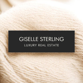 Black Real Estate Luxury  Naamplaatje