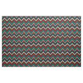 Black Red Blauwgroen Beige Aztec Pattern Stof (Fat Quarter)