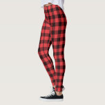 Black Red Buffalo Pset Pattern Check Stripes Leggings<br><div class="desc">Rood en zwart gebuffel is een klassiek vlakpatroon dat nooit uit stijl verdwijnt. Actief draag voor lichaamsbeweging en yoga.</div>
