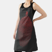 Black red cartoon man silhouette schort (Insitu)