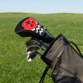 Black Red Chevron Golfheadcover (Insitu)