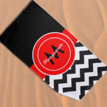 Black Red Chevron