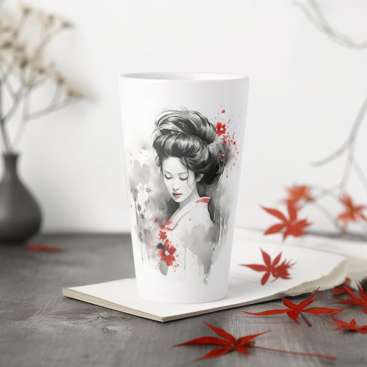 Black Red Geisha Latte Mok