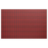 Black Red Gingham checkt Tartan Squares Patroon Stof (Yard (91,4 cm))