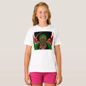 BLACK RED GREEN Girl Hanes ComfortBlend Sweatshirt (Voorkant volledig)