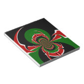 BLACK RED GREEN GRAPHICS HAKUNA MATATA NOTITIEBLOK (Schuin)