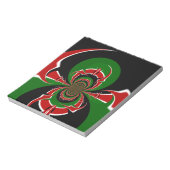 BLACK RED GREEN GRAPHICS HAKUNA MATATA NOTITIEBLOK (Linkerzijde)