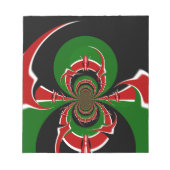 BLACK RED GREEN GRAPHICS HAKUNA MATATA NOTITIEBLOK (Voorkant)