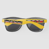 Black Red Green-Shades Kenya Bottom-up Flag Zonnebrillen (Achterkant)