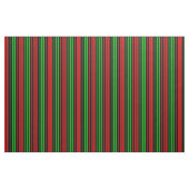 Black Red Green Stripes Pattern   Stof (Yard (91,4 cm))