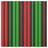 Black Red Green Stripes Pattern   Stof (Swatch)