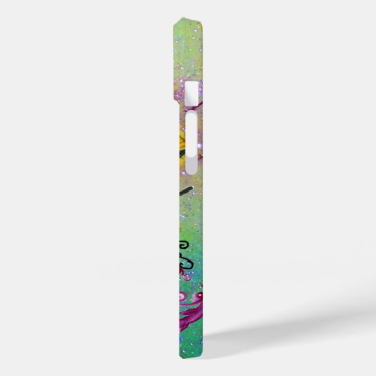 BLACK RED JESTER MASK Masquerade Paars Green Case-Mate iPhone Case (Achterkant / Links)