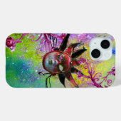 BLACK RED JESTER MASK Masquerade Paars Green Case-Mate iPhone Case (Achterkant (horizontaal))