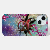 BLACK RED JESTER MASK Masquerade Party Blue Green Case-Mate iPhone Case (Achterkant (horizontaal))