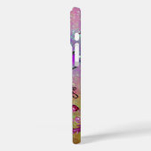 BLACK RED JESTER MASK Masquerade Party Paars Blue Case-Mate iPhone Case (Achterkant / Links)