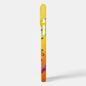 BLACK RED JESTER MASK Masquerade Yellow Paars Case-Mate iPhone Case (Achterkant / Links)