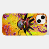BLACK RED JESTER MASK Masquerade Yellow Paars Case-Mate iPhone Case (Achterkant (horizontaal))