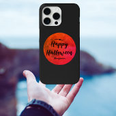 Black Red Moon Gothic Horror Scary Happy Halloween Case-Mate iPhone Case