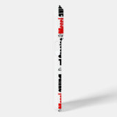 Black Red Multilingual Dank u voor Word Cloud Case-Mate iPhone Case (Achterkant / Rechts)