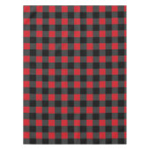 Black Red Pset Check Tablecloth Tafelkleed (Voorkant)