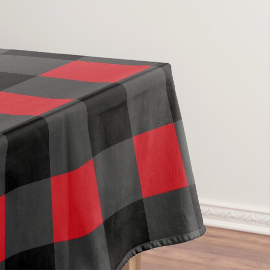 Black Red Pset Check Tablecloth Tafelkleed (Voorbeeld)