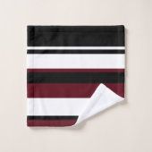 Black Red White-sloten Bad Handdoek (Wasdoekje)
