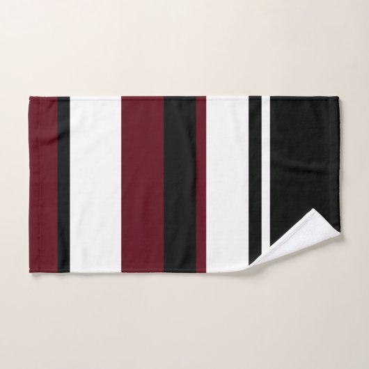 Black Red White-sloten Bad Handdoek (Handdoek)