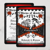 Black Red White Union of Souls Wed SAMEN MET Kaart (Voorkant / Achterkant)