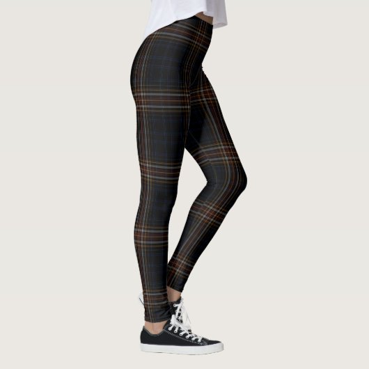 Black Red Yellow Giant Tartan Pset Leggings (Rechts)