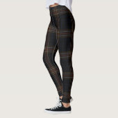 Black Red Yellow Giant Tartan Pset Leggings (Links)