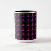 Black Red Yoga Mok (Midden)