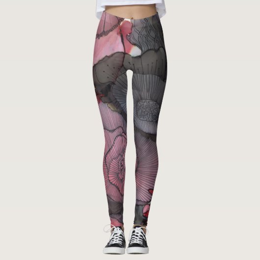 Black Redberry Leggings (Voorkant)