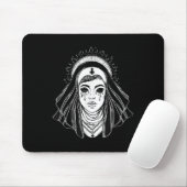Black Religion Gothic Zuster - Evil Gothic Cross T Muismat (Met muis)