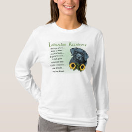 Black Retriever Puppy Gifts T-shirt