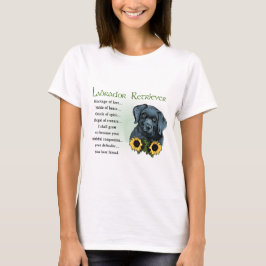 Black Retriever Puppy Gifts T-shirt